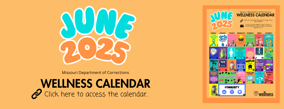 June 2025 Wellness Calendar