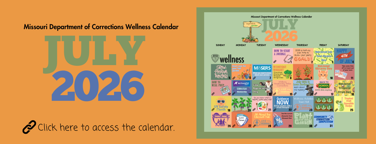 July 2026 Wellness Calendar