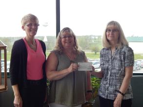 CRCC check presented to Green Hills Women's shelter