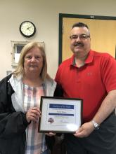 Non-Custody Employee of the Month CCM Kathy Moore