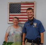 Warden Ehlers and COII Mitchell Hubbard
