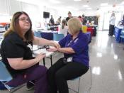 Employee health fair 1