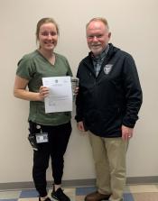 Maicyn Kornbrust Lifesafer award