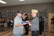 Presentation of the flag