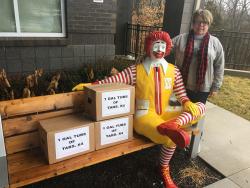 Ronald McDonald tab donation