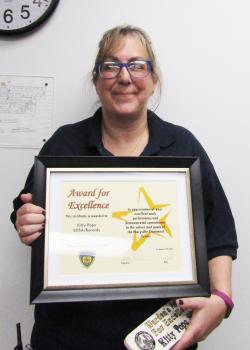 Warden's Award for Excellence Kitty Pope