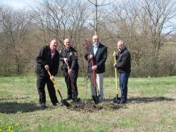 Crime Victim Week tree planting