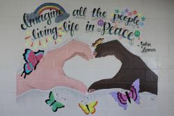 Transform your Life food service mural 2