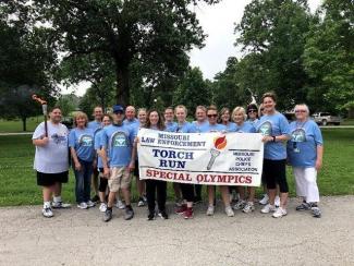 SOMO Torch run participants from CCC
