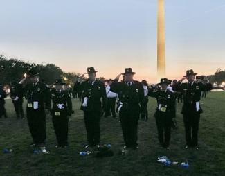 Salute at Candlelight Ceremony