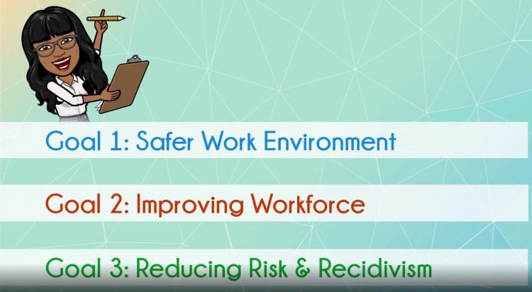 Goals: Safer Work Environment, Improving Workforce, Reducing Risk and Recidivism