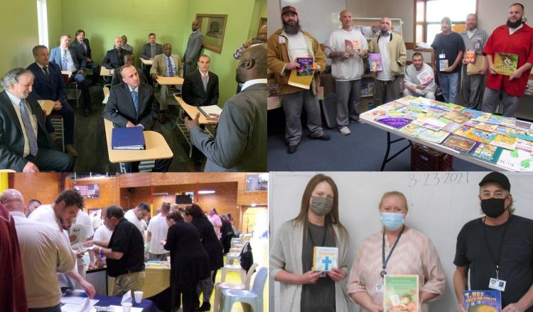 Volunteers working with groups of offenders