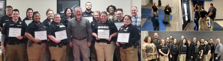 Groups of probation and parole officers