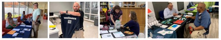 collage of benefits fair photos