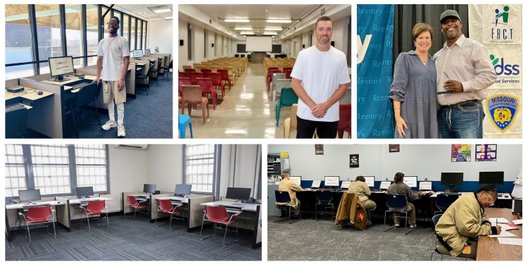 collage of reentry spaces