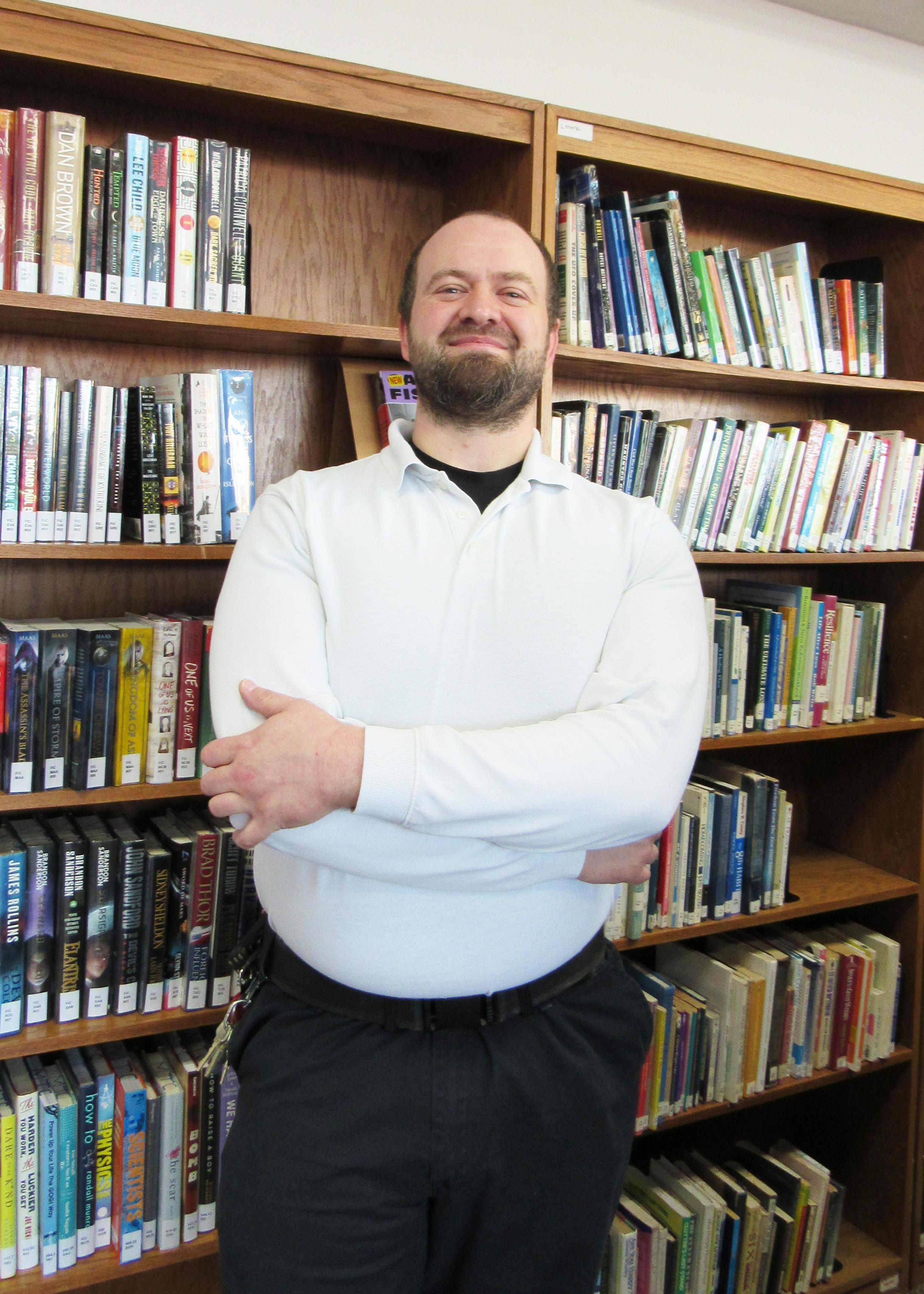 Librarian Dylan Boyle