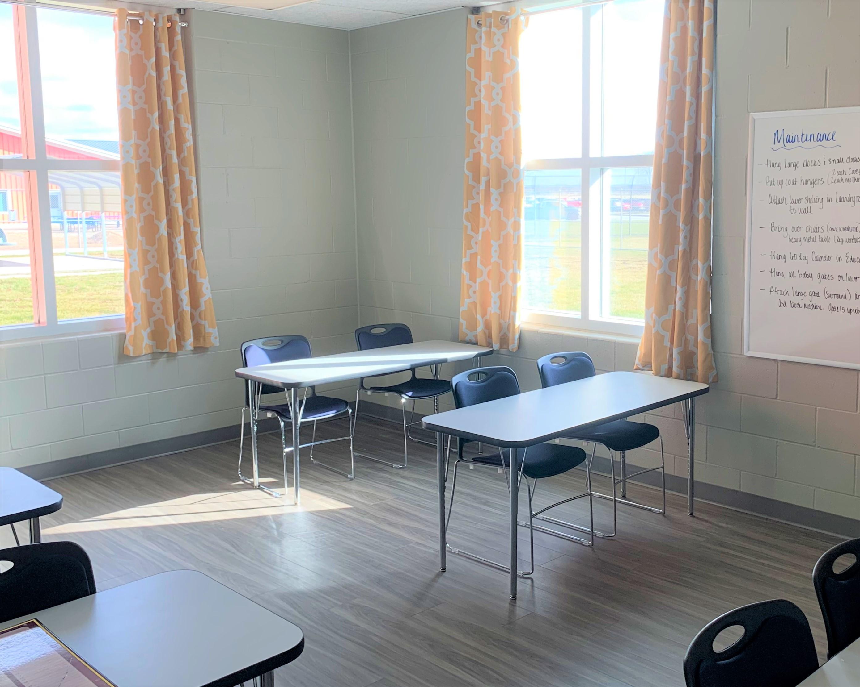 A classroom in the prison nursery at Women's Eastern Reception, Diagnostic & Correctional Center