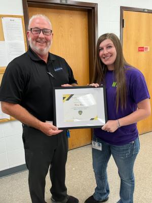 Warden's award of excellence Mary Russell